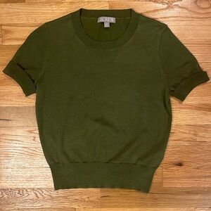 J Crew XS Shrunken Tencel lyocell blend shirt